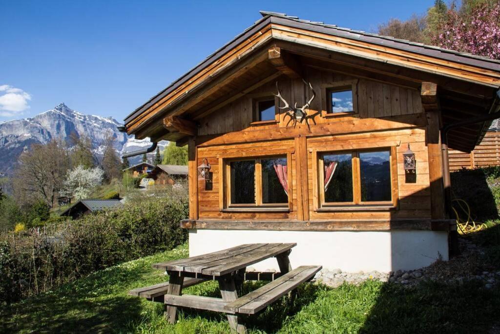 Chalet Cosy Proche Tramway Du Mont-Blanc Et Centre Saint-Gervais-les-Bains Exterior foto